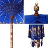 vidaXL Parasol balinais Bleu 215 x 215 x 260 cm