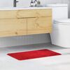 vidaXL Tapis de bain antid&eacute;rapant Rouge 50 x 80 cm PP