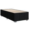 vidaXL Sommier &agrave; lattes de lit avec matelas Noir 100x200 cm Tissu