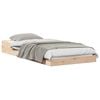vidaXL Cadre de lit Marron 90 x 200 cm Pin massif