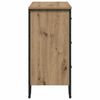 vidaXL Commode chêne artisanal 91 x 35.5 x 74.5 cm Bois d'ingénierie