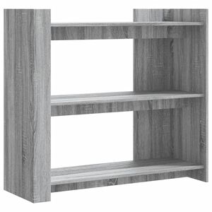 vidaXL Table console sonoma gris 100x35x90 cm bois d'ing&eacute;nierie