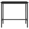 vidaXL table Ch&ecirc;ne noir 100 x 50 x 90,5 cm Bois d'ing&eacute;nierie et acier