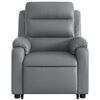 vidaXL Fauteuil inclinable électrique gris similicuir