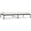 vidaXL Cadre de lit m&eacute;tal sans matelas noir 107x203 cm