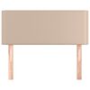 vidaXL Tête de lit Cappuccino 80x5x78/88 cm Similicuir