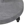 vidaXL Pied de parasol Aspect Bois Gris Foncé 48 x 48 x 32 cm