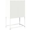 vidaXL Buffet haut blanc 68x39x107 cm acier