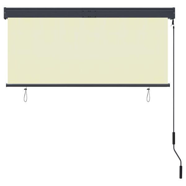 vidaXL Store roulant d'ext&eacute;rieur 140 x 250 cm Cr&egrave;me