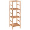 vidaXL &Eacute;tag&egrave;re de salle de bain 35,5x35,5x112,5cm Bois massif de noyer