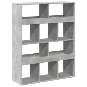 vidaXL Cloison de s&eacute;paration gris b&eacute;ton bois d'ing&eacute;nierie