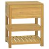 vidaXL Armoire de salle de bain 60x45x75 cm bois de teck solide