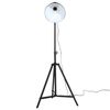 vidaXL Lampadaire 25 W noir 61x61x90/150 cm E27