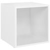 vidaXL Ensemble de meubles TV 5 pcs Blanc Bois d'ingénierie