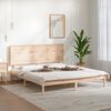 vidaXL Cadre de lit sans matelas 150x200 cm bois massif