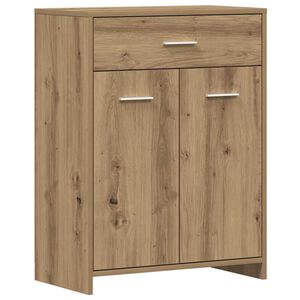 vidaXL Armoire de salle de bain ch&ecirc;ne artisanal 60x33x80 cm