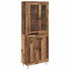 vidaXL Haut Armoire Bois Ancien 69,5 x 34 x 90 cm Bois d'ing&eacute;nierie