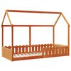 vidaXL Cadre de lit d'enfants forme de maison sans matelas 90x200 cm