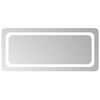 vidaXL Miroir de salle de bain &agrave; LED 90x40 cm