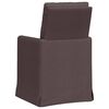 vidaXL Chaises de salle &agrave; manger 2 pcs Marron fonc&eacute; 57 x 67 x 98 cm