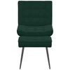 vidaXL Chaise de relaxation avec tabouret Vert fonc&eacute; Velours