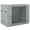 vidaXL Armoire r&eacute;seau avec stockage Gris 60 x 45 x 50 cm Acier