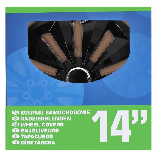 ProPlus Enjoliveurs Fox Noir 14" 4 pcs