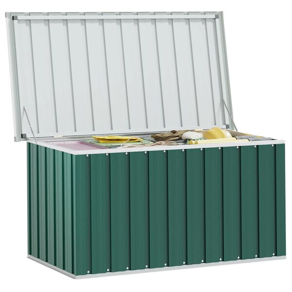vidaXL Coffre de rangement de jardin Vert 129x67x65 cm
