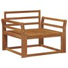 vidaXL Sofa de milieu ext&eacute;rieur Naturel