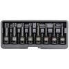 YATO Kit de douilles &agrave; impact 8 pcs Noir YT-1069