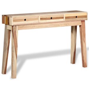vidaXL Table console Bois de r&eacute;cup&eacute;ration massif