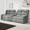 vidaXL Fauteuil de massage inclinable porte-gobelet 4places gris clair