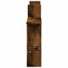 vidaXL &Eacute;tag&egrave;res murales 2 pcs ch&ecirc;ne fum&eacute; 50x12x50 cm Bois d'ing&eacute;nierie