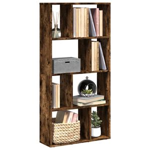 vidaXL Biblioth&egrave;que ch&ecirc;ne fum&eacute; 60x20x120,5 cm bois d'ing&eacute;nierie