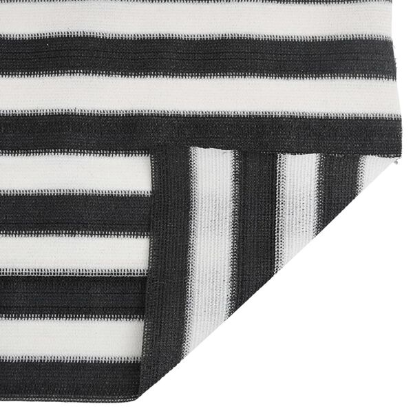 vidaXL Filet brise-vue anthracite et blanc 1,5x50 m PEHD 150 g/m²