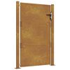 vidaXL Portail de jardin 100x125 cm en acier Corten