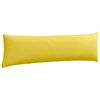 vidaXL Coussins de canapé 2 pcs Jaune clair 145 x 40 cm tissu