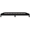 vidaXL Lit empilable sans matelas noir 75x190 cm bois de pin massif
