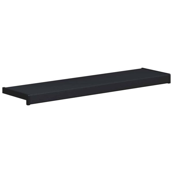 vidaXL Appui de fen&ecirc;tre Anthracite avec grain de bois PVC