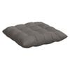 vidaXL Coussins de siège 4 pcs Gris clair 40 x 40 x 6 cm