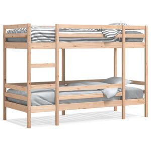 vidaXL Lit superposé sans matelas 80x200 cm bois de pin massif