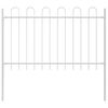 vidaXL Cl&ocirc;ture de jardin BOXTEL 9 pc 15,3 x 1 m Acier rev&ecirc;tu de poudre