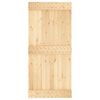 vidaXL Porte NARVIK Naturel 95 x 210 cm Bois de pin massif