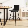 vidaXL Tabouret de bar Gris Similicuir