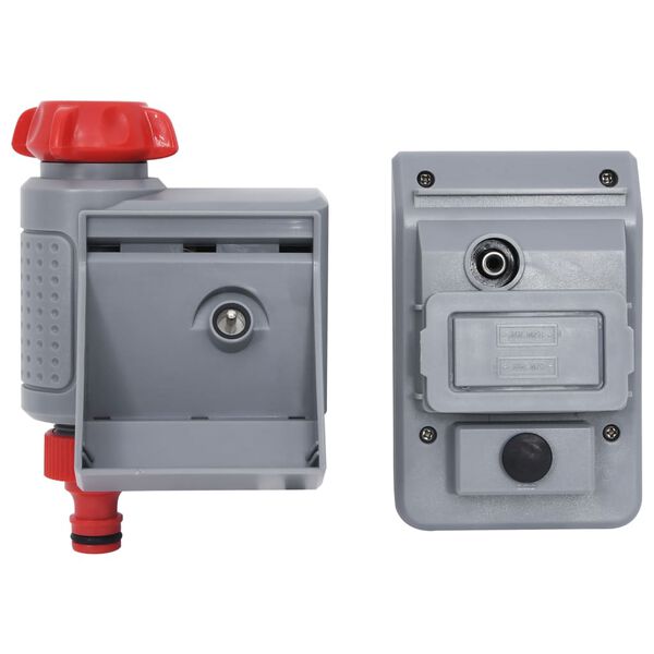 vidaXL Minuterie d'arrosage numérique à sortie et capteur d'humidité