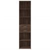 vidaXL Buffet haut chêne marron 45x42,5x185 cm bois d'ingénierie