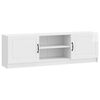 vidaXL Meuble TV Blanc brillant 150 x 31 x 47 cm Bois d'ing&eacute;nierie