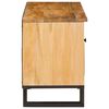 vidaXL Meuble TV Marron 80 x 33 x 46 cm Bois de mangue massif