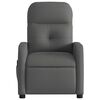 vidaXL Fauteuil de massage inclinable Gris fonc&eacute; Tissu