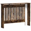 vidaXL Cache-Radiateur Ch&ecirc;ne fum&eacute; 112 x 19 x 81,5 cm Bois d'ing&eacute;nierie